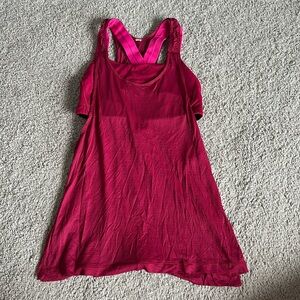 Lululemon tank top with built in bra